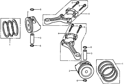 Part Location Diagram of 13010-Z0A-003 Lawn Boy PISTON RING SET (STD) (NIPPON)